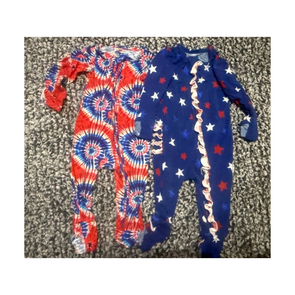 Gigi+Max Two Piece Bamboo sleeper set. GUC. 12 mo + 18 mo